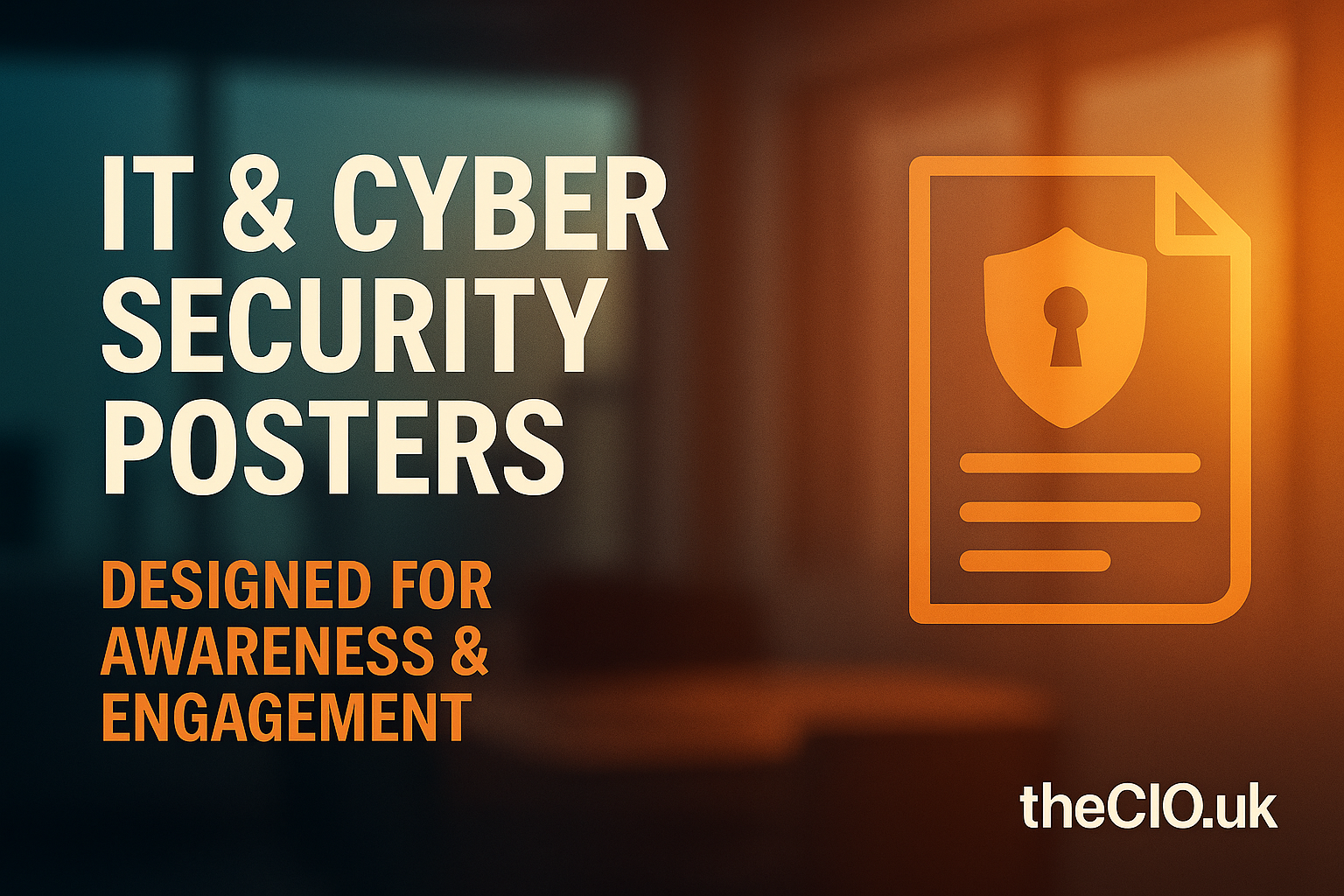 IT and cyber security posters for awareness